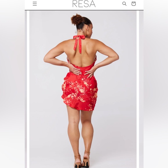 RESA Pink Diana Dress - Picture 2 of 4